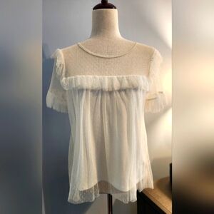 White House/Black Market Lace Top